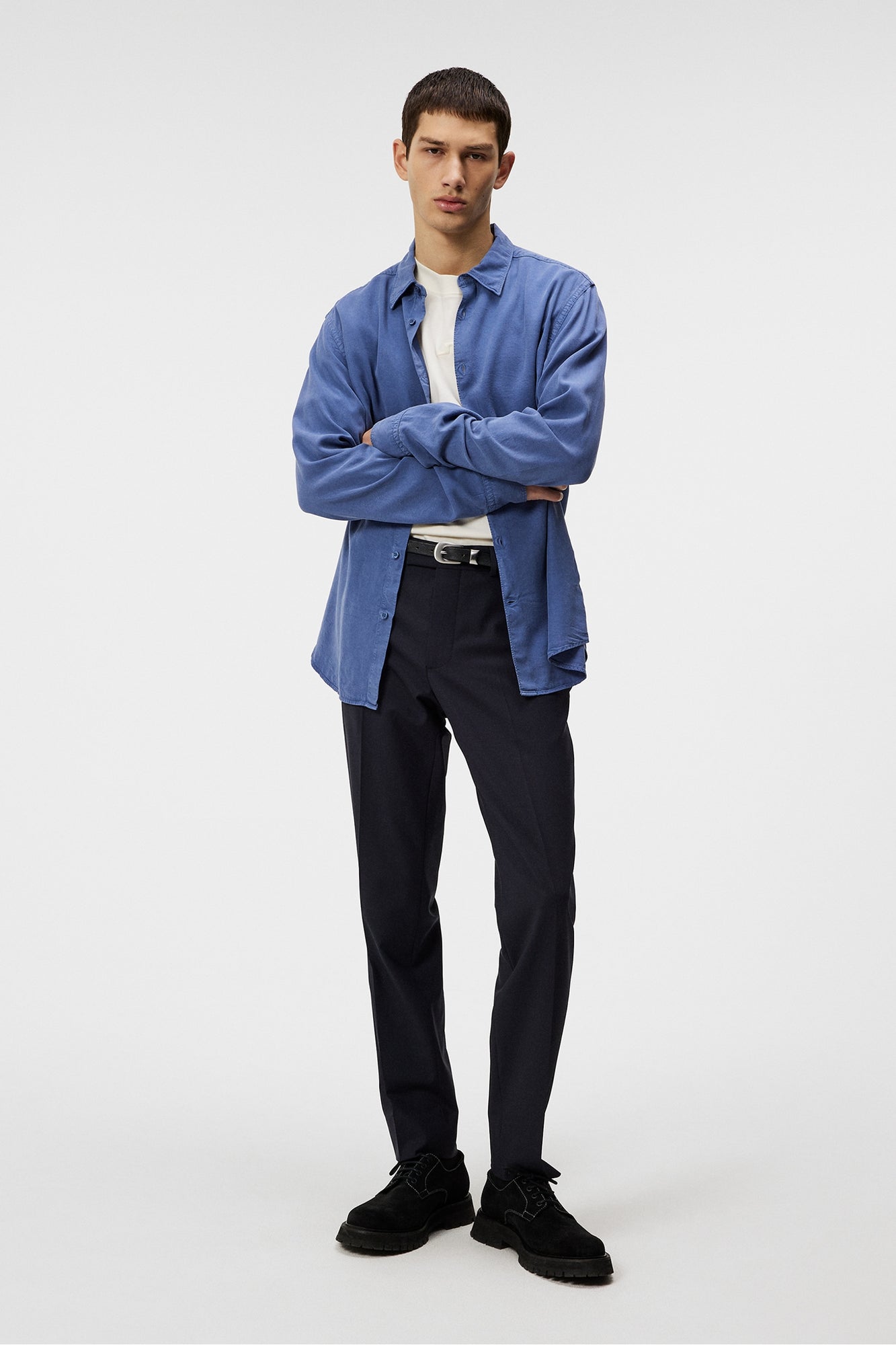 Men | Slils Comfort Tencel Shirt | Bijou Blue