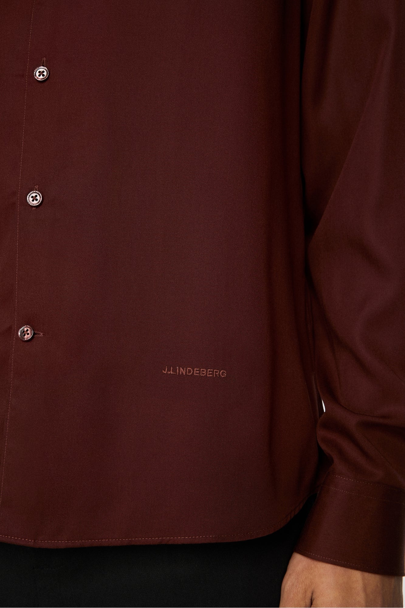 Men | Slils Comfort Tencel Shirt | Bitter Chocolate