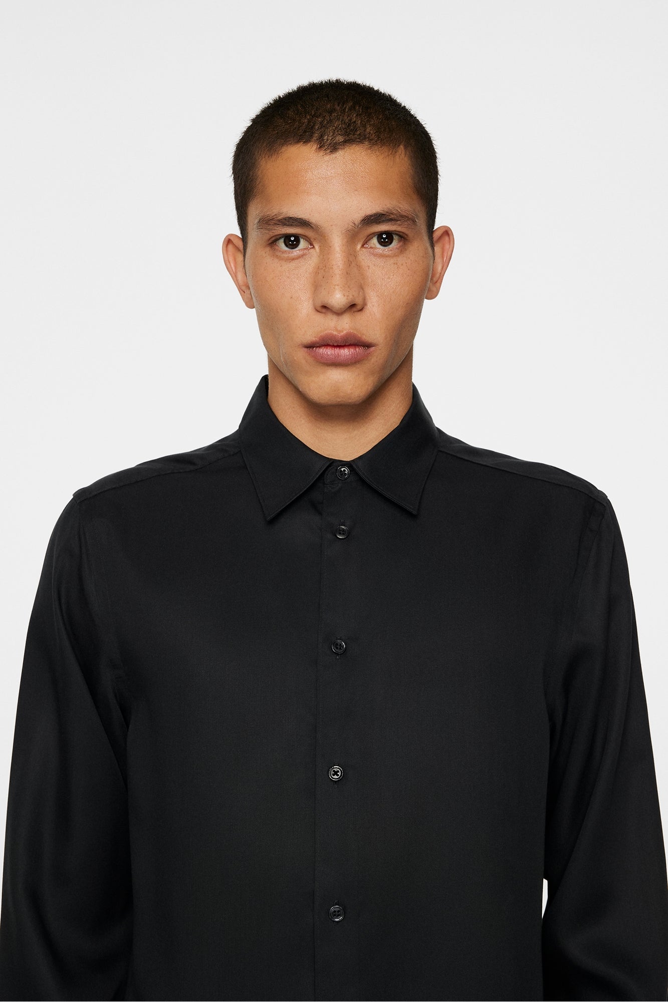 Men | Slils Comfort Tencel Shirt | Black (V2)