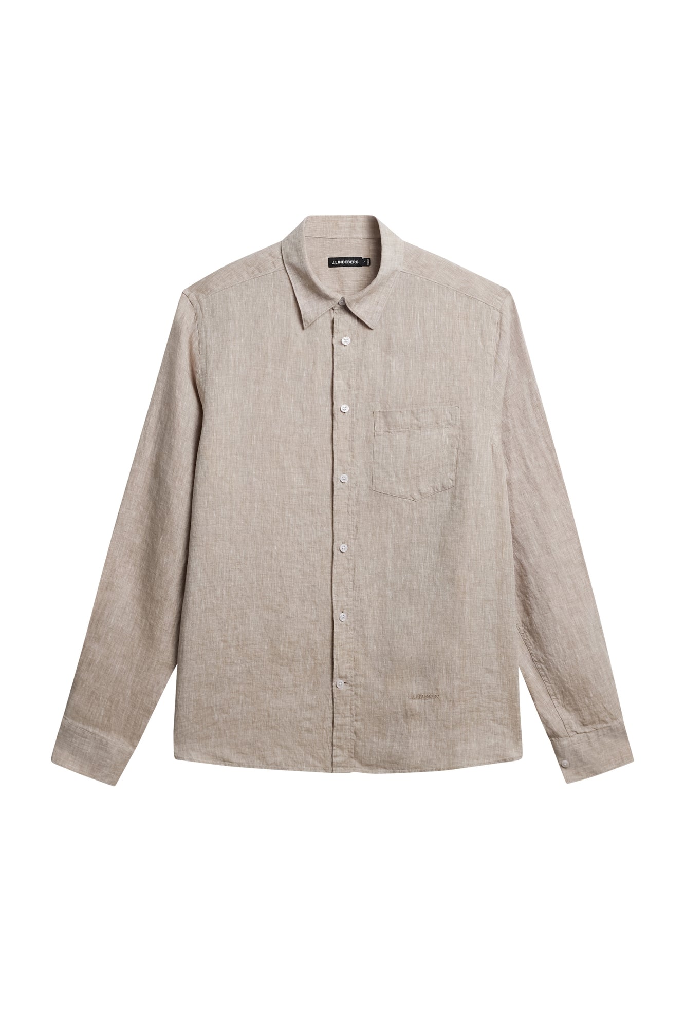 Men | Slils Linen Melange Shirt | Batique Khaki