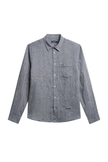 Men | Slils Linen Melange Shirt | JL Navy