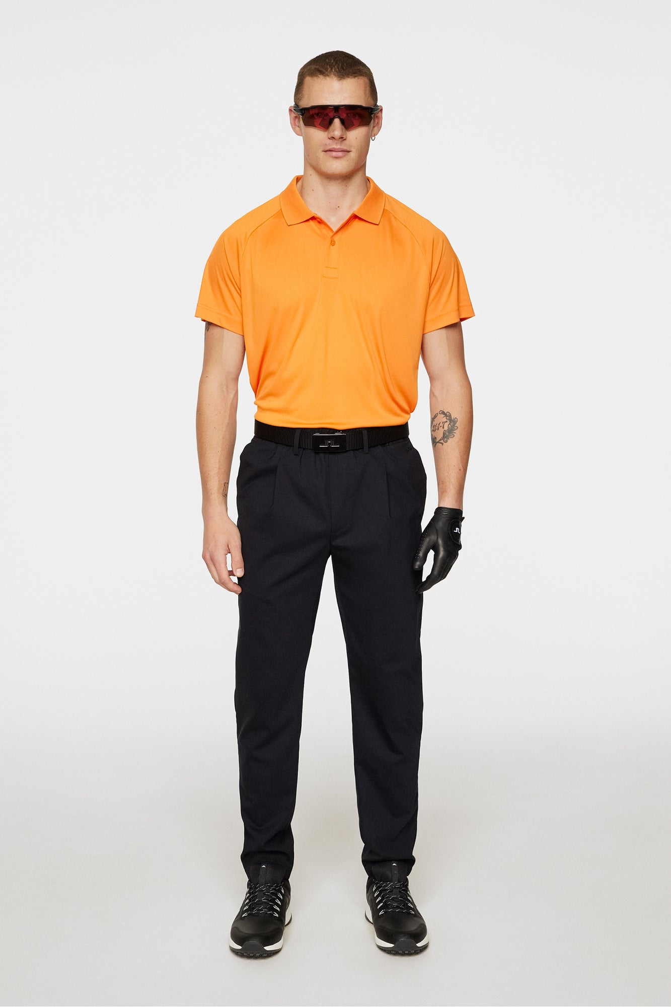 Men | Sola Regular Fit Polo | Persimmon Orange