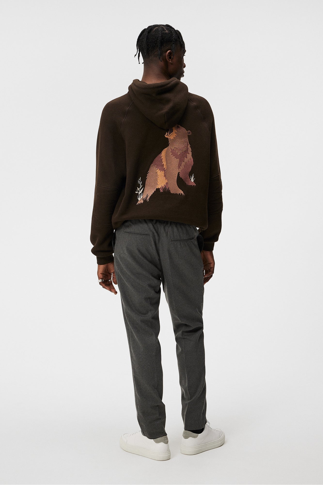 Men | Soren Flannel Pants | Mid Grey Melange