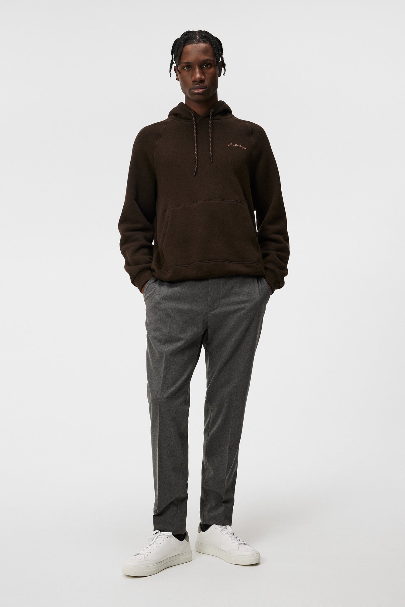 Men | Soren Flannel Pants | Mid Grey Melange