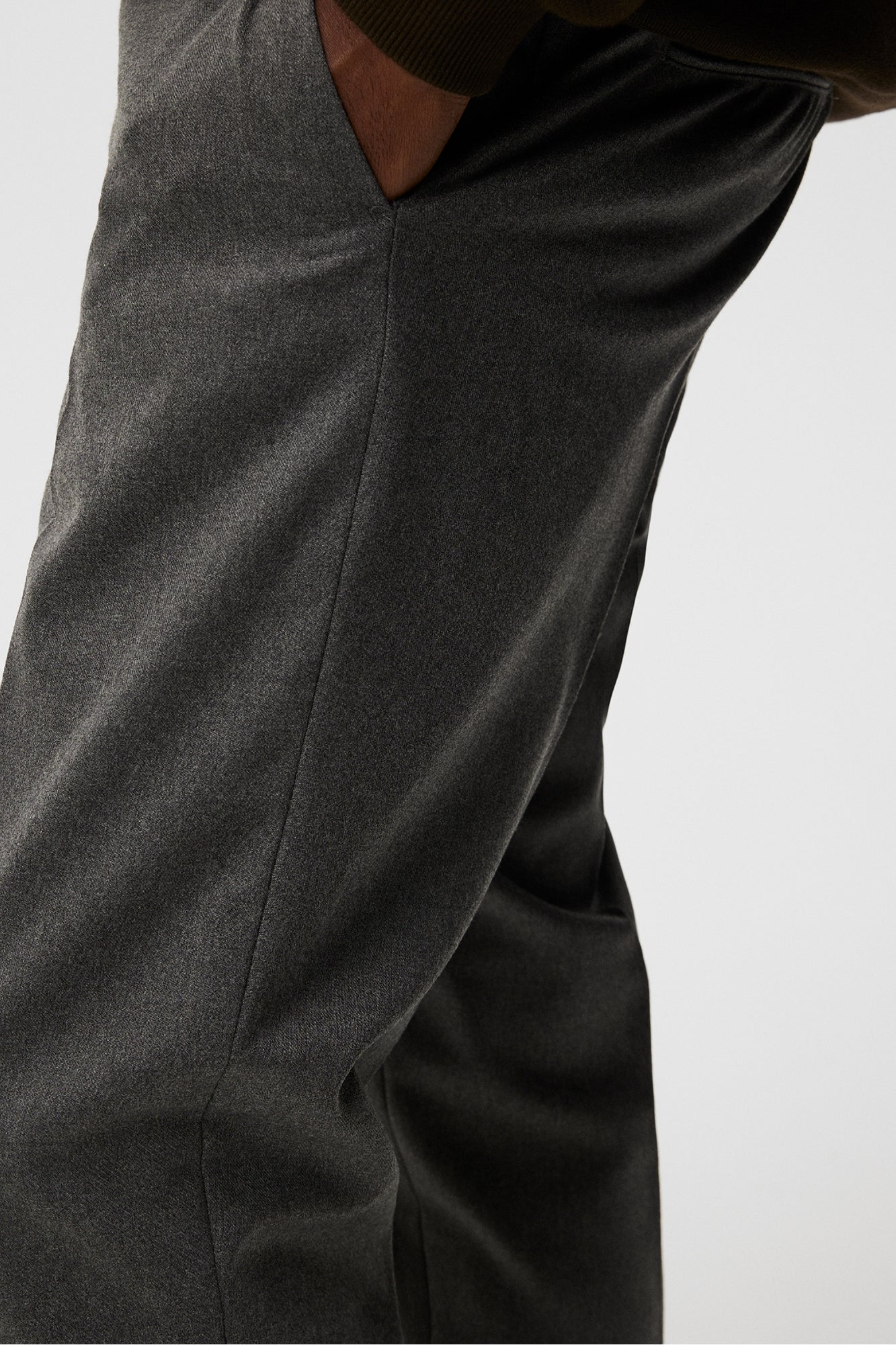 Men | Soren Flannel Pants | Mid Grey Melange