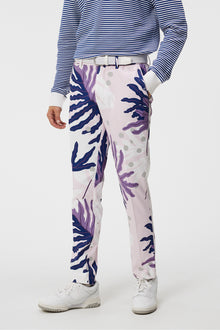 Men | Stuart Print Stripe Pant | Paradise Monstera Pink