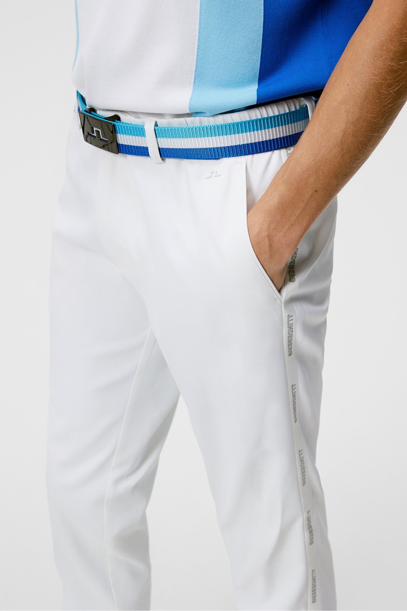 Men | Stuart Stripe Pant | White (V1)