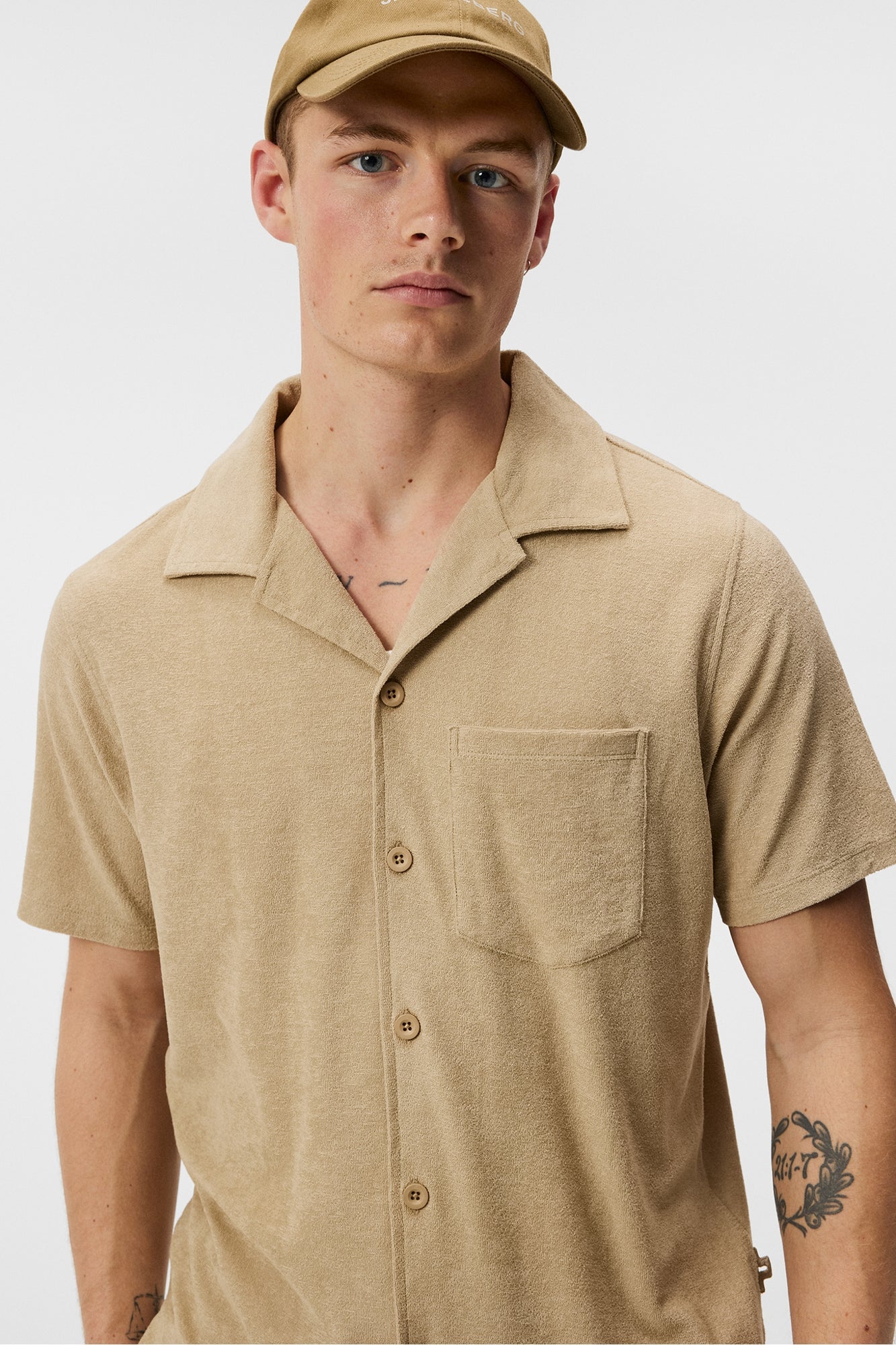 Men | Ted Terry Resort Shirt | Safari Beige