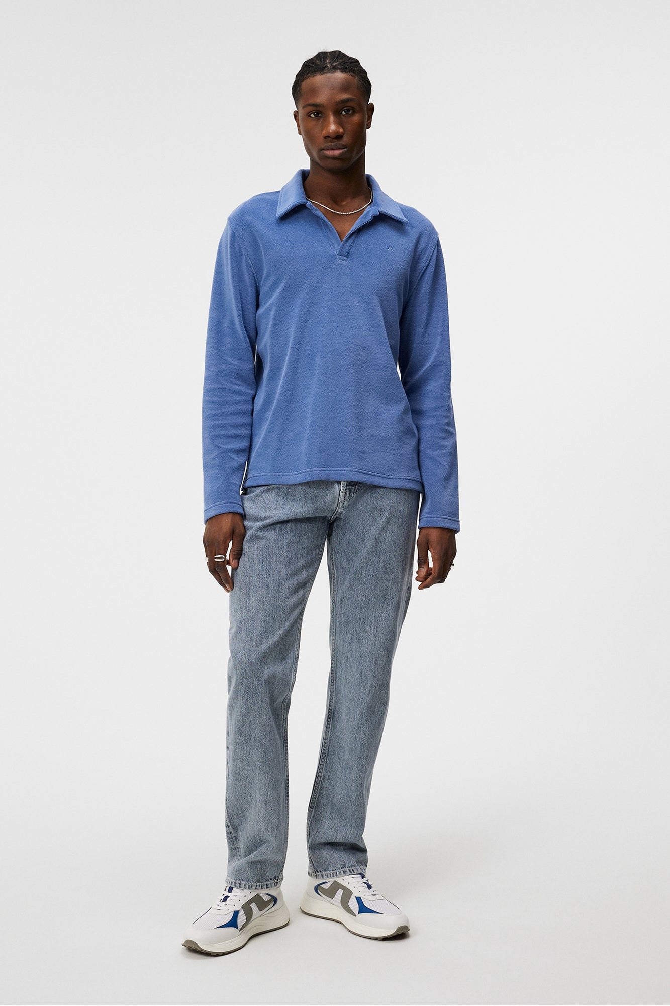 Men | Thomas Terry Shirt | Bijou Blue