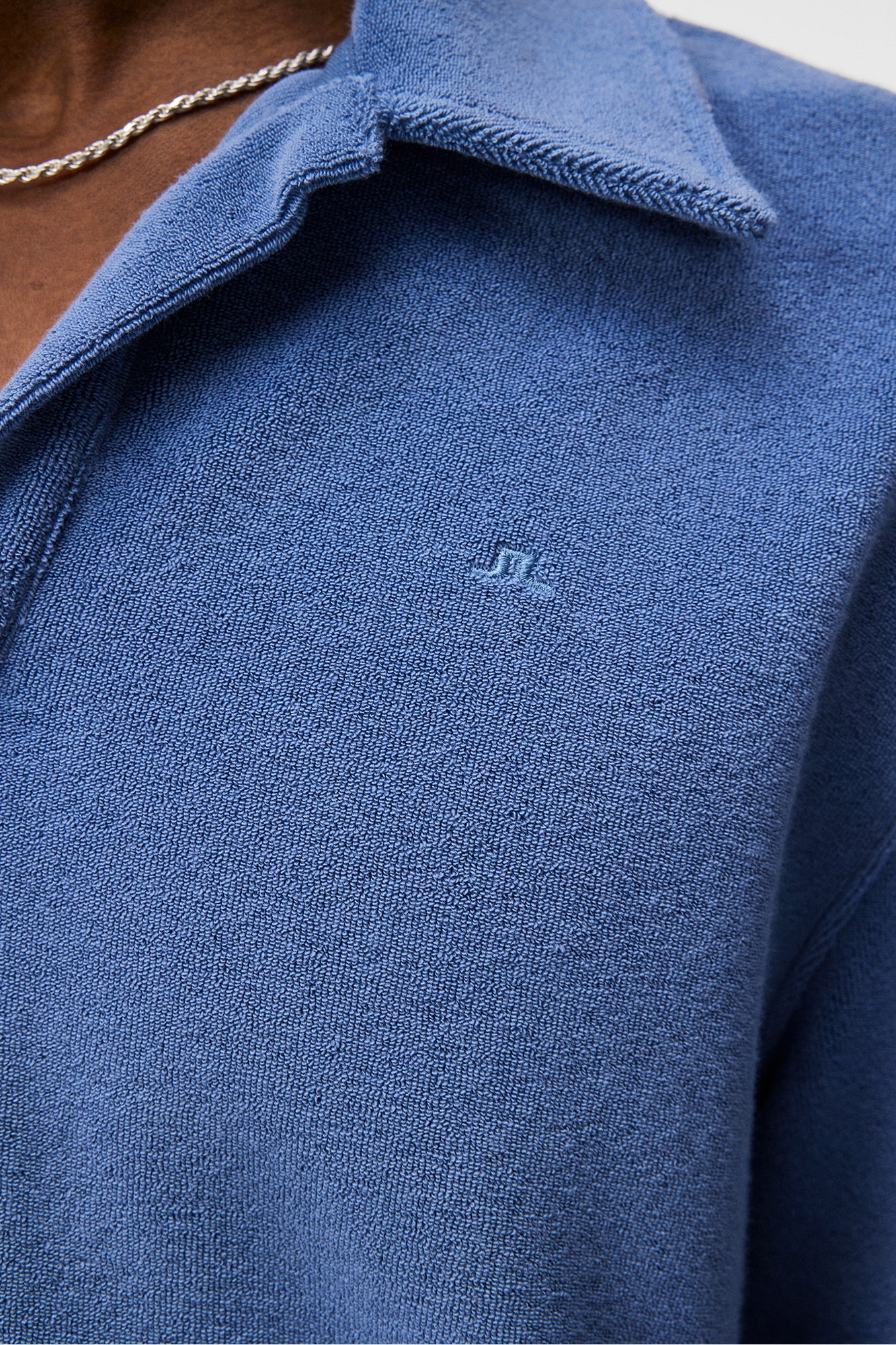 Men | Thomas Terry Shirt | Bijou Blue