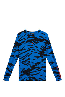 Men | Thor Long Sleeve Print | Neptune Nautical Blue
