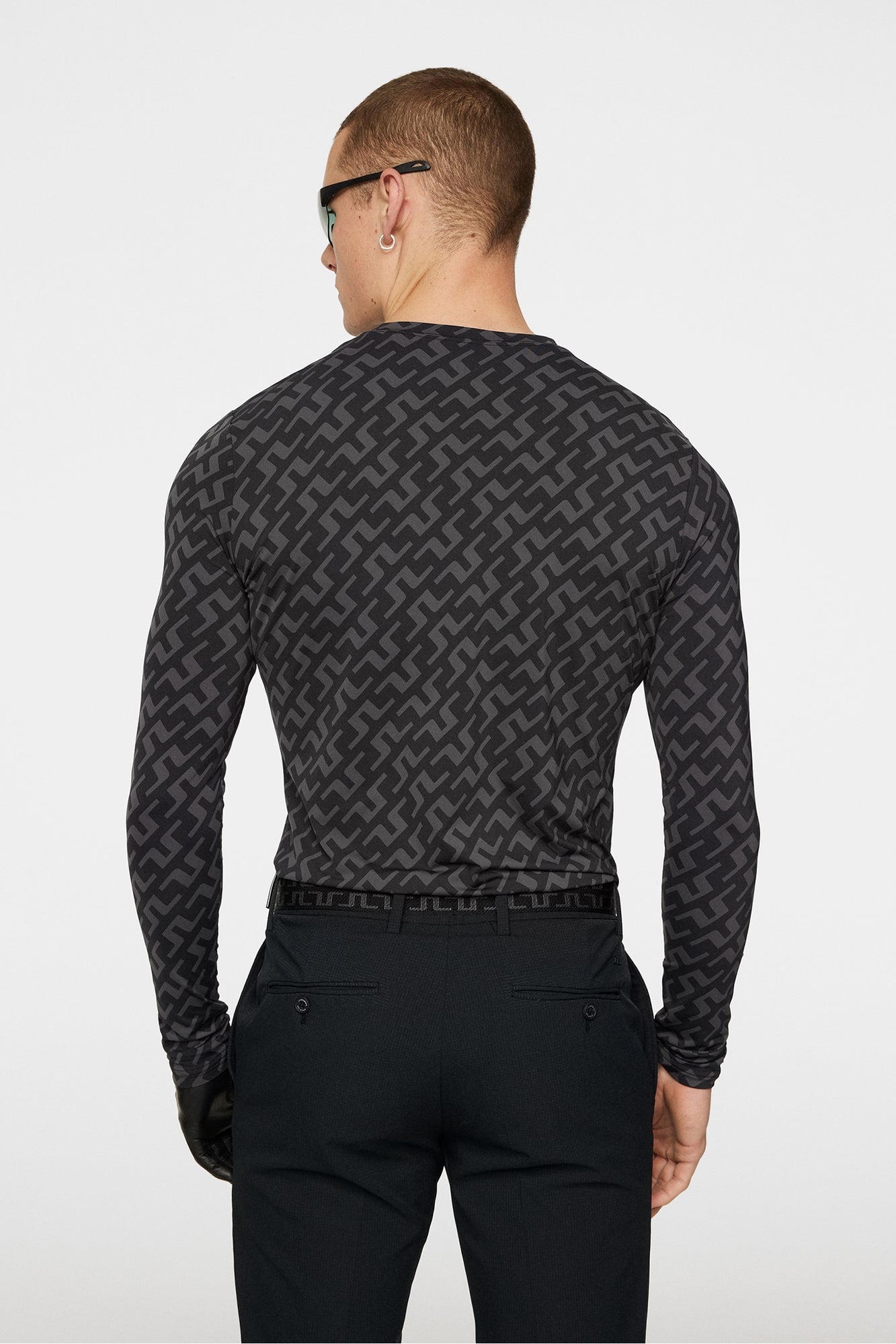 Men | Thor Long Sleeve Printed | Bias Bridge Black