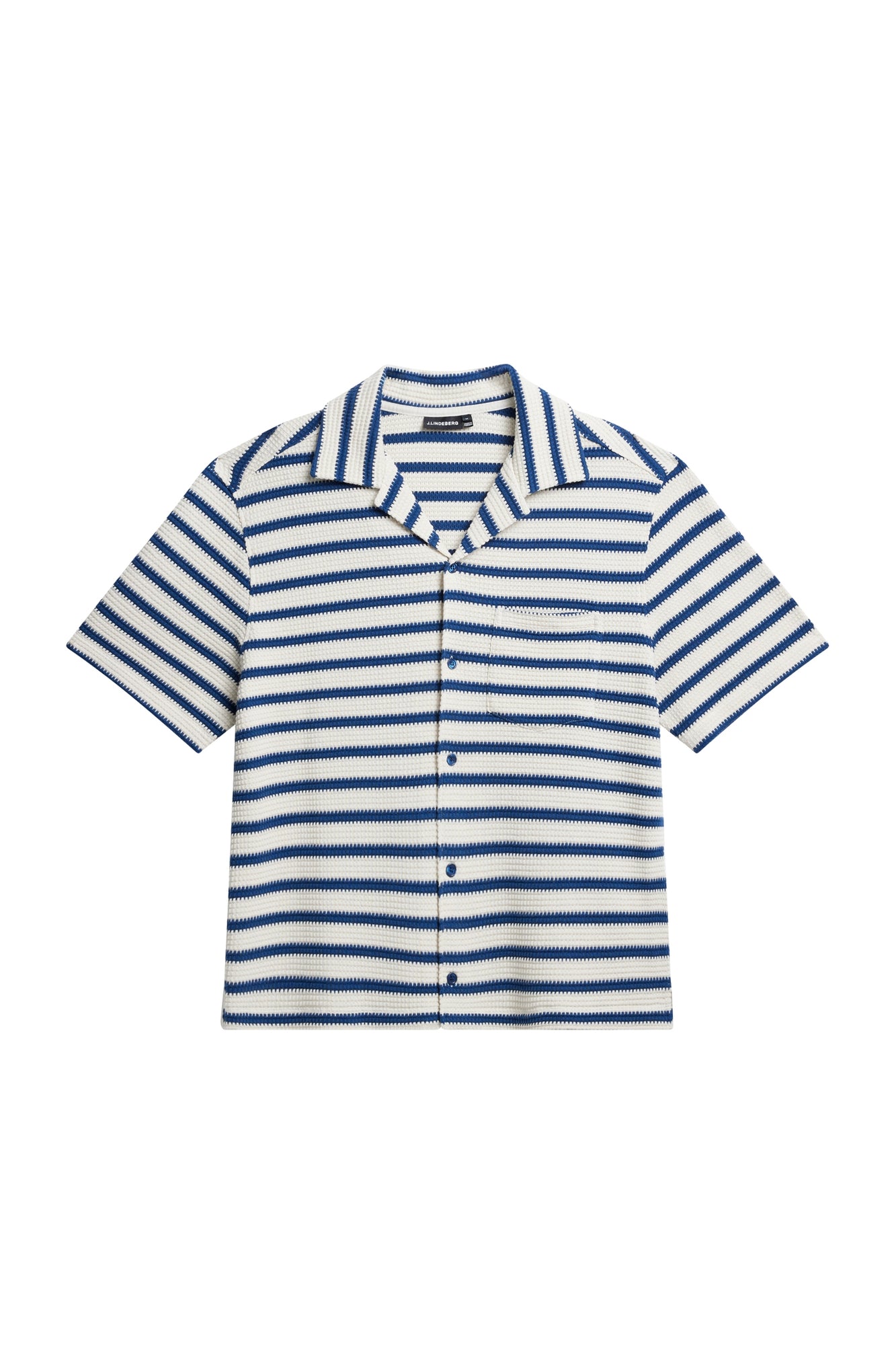 Men | Tiro Resort Stripe Shirt | Estate Blue