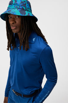 Men | Tour Tech Long Sleeve | Estate Blue Melange