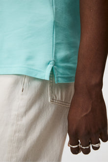 Men | Troy Polo Shirt | Aqua Splash