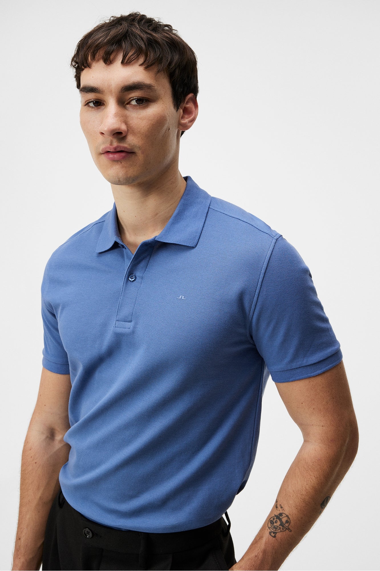 Men | Troy Polo Shirt | Bijou Blue