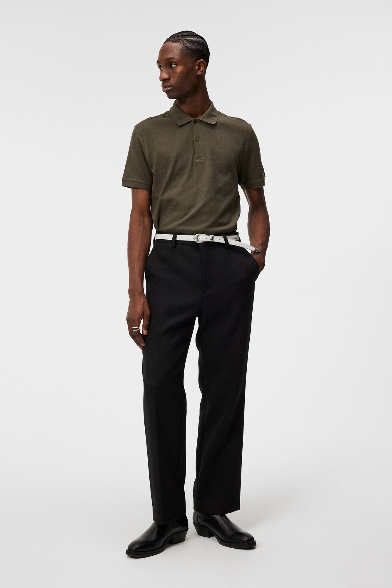 Men | Troy Polo Shirt | Forest Green