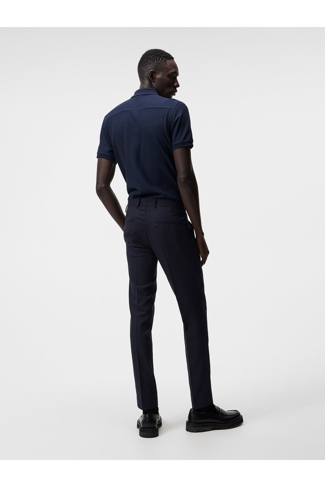 Men | Troy St Pique Polo Shirt | JL Navy