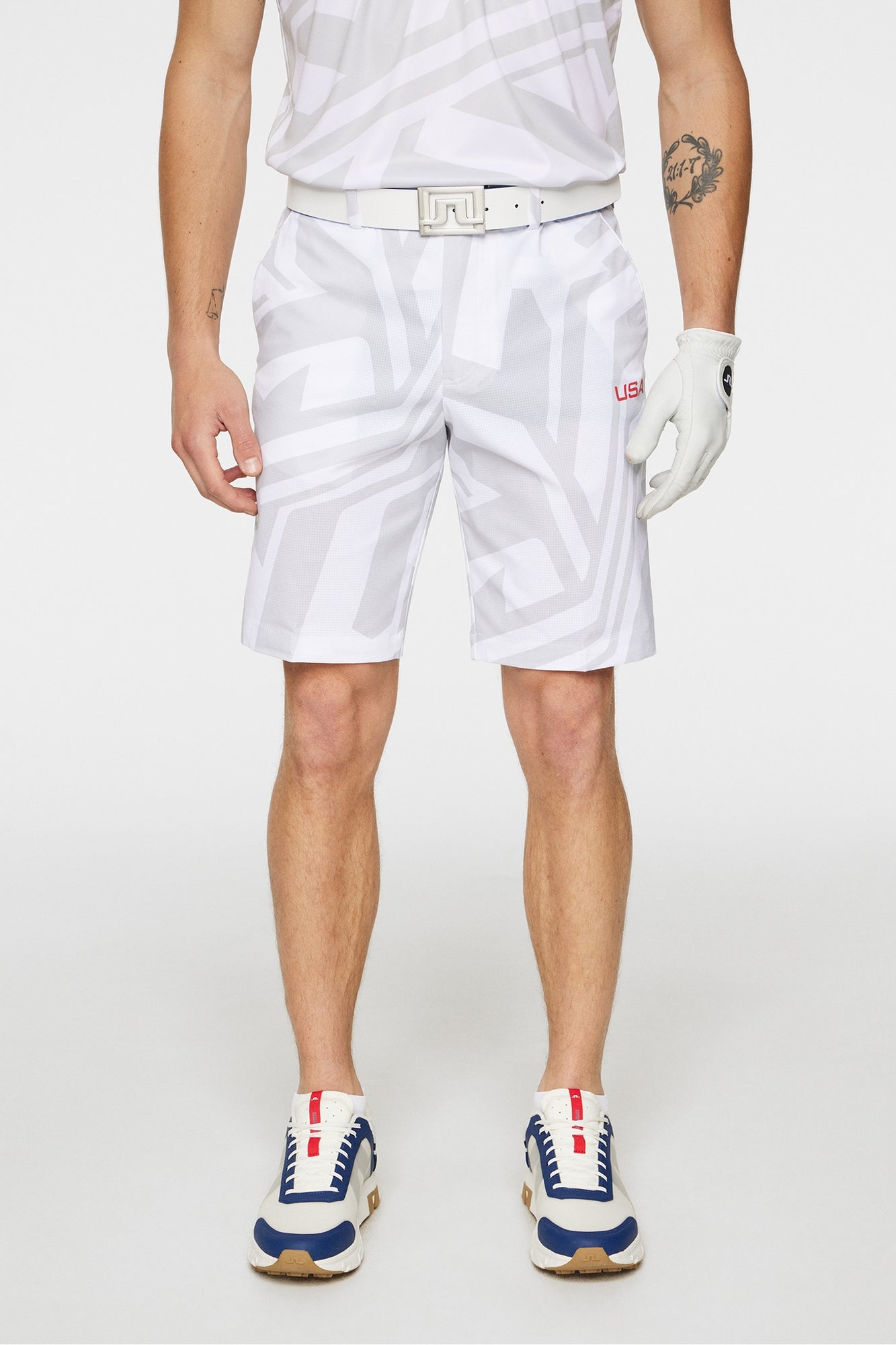 Men | Vent Shorts Print | Us Golf White