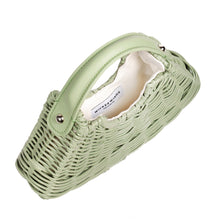 Mini-Fan-Sage-Front-Wicker-Wings-Basket-Handbag-Rattan-Bags-Wicker-Bags-UK-Wicker-Bags-Wicker-Bag-Straw-Basket-Handbag-Wicker-Handbag--Eco-Friendly-Purses-Wicker-Handbags-Bag-Rattan