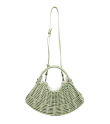 Mini-Fan-Sage-Front-Wicker-Wings-Basket-Handbag-Rattan-Bags-Wicker-Bags-UK-Wicker-Bags-Wicker-Bag-Straw-Basket-Handbag-Wicker-Handbag--Eco-Friendly-Purses-Wicker-Handbags-Bag-Rattan