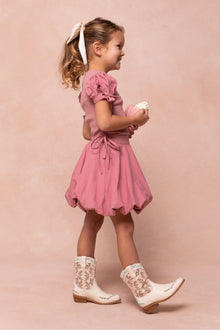 Girls | Mini Clo Bubble Skirt | Mauve