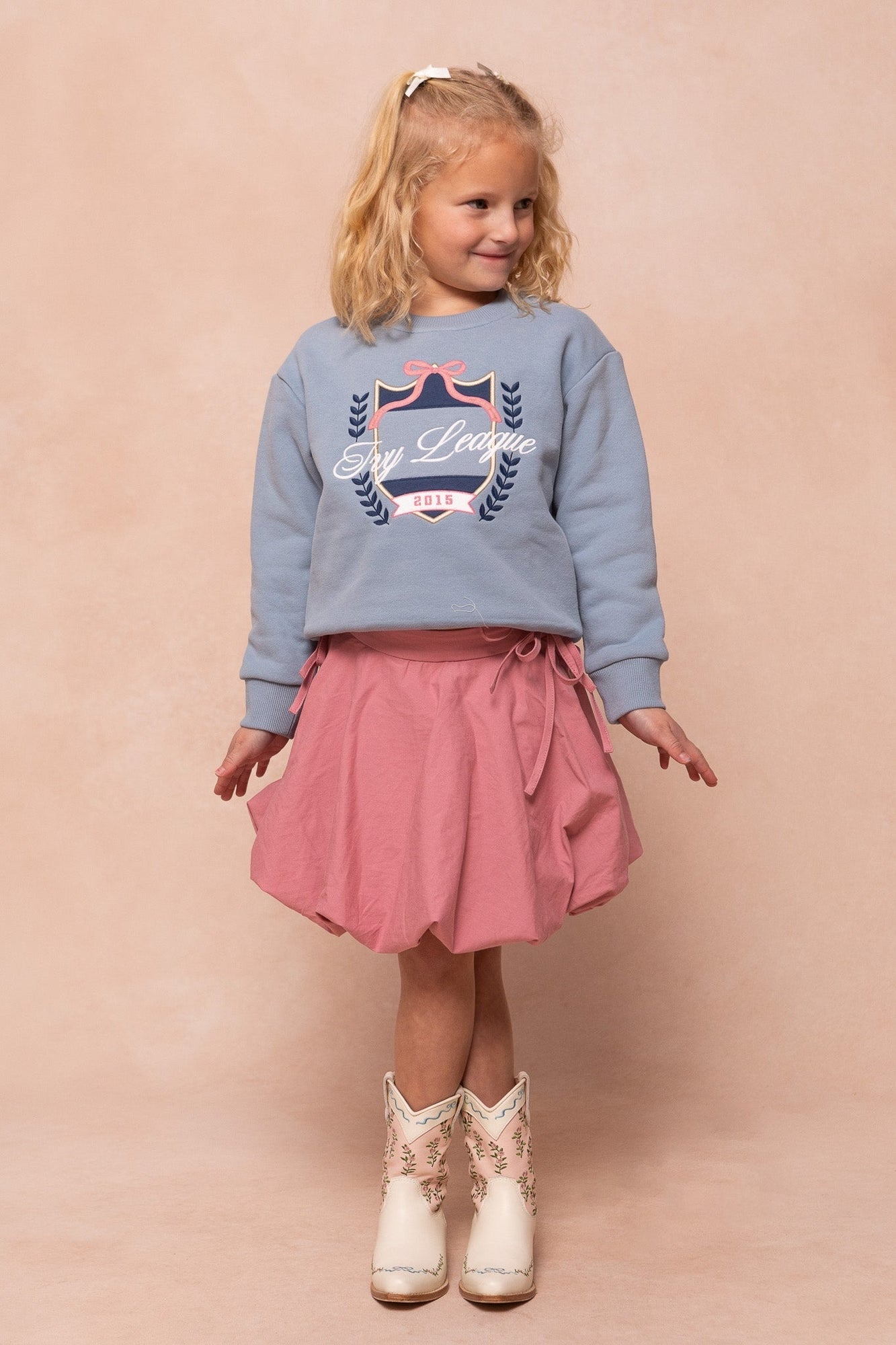 Girls | Mini Clo Bubble Skirt | Mauve