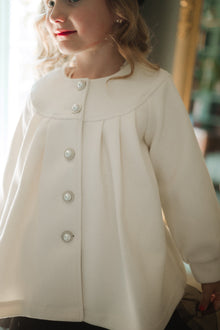 Girls | Mini Della Coat | Cream