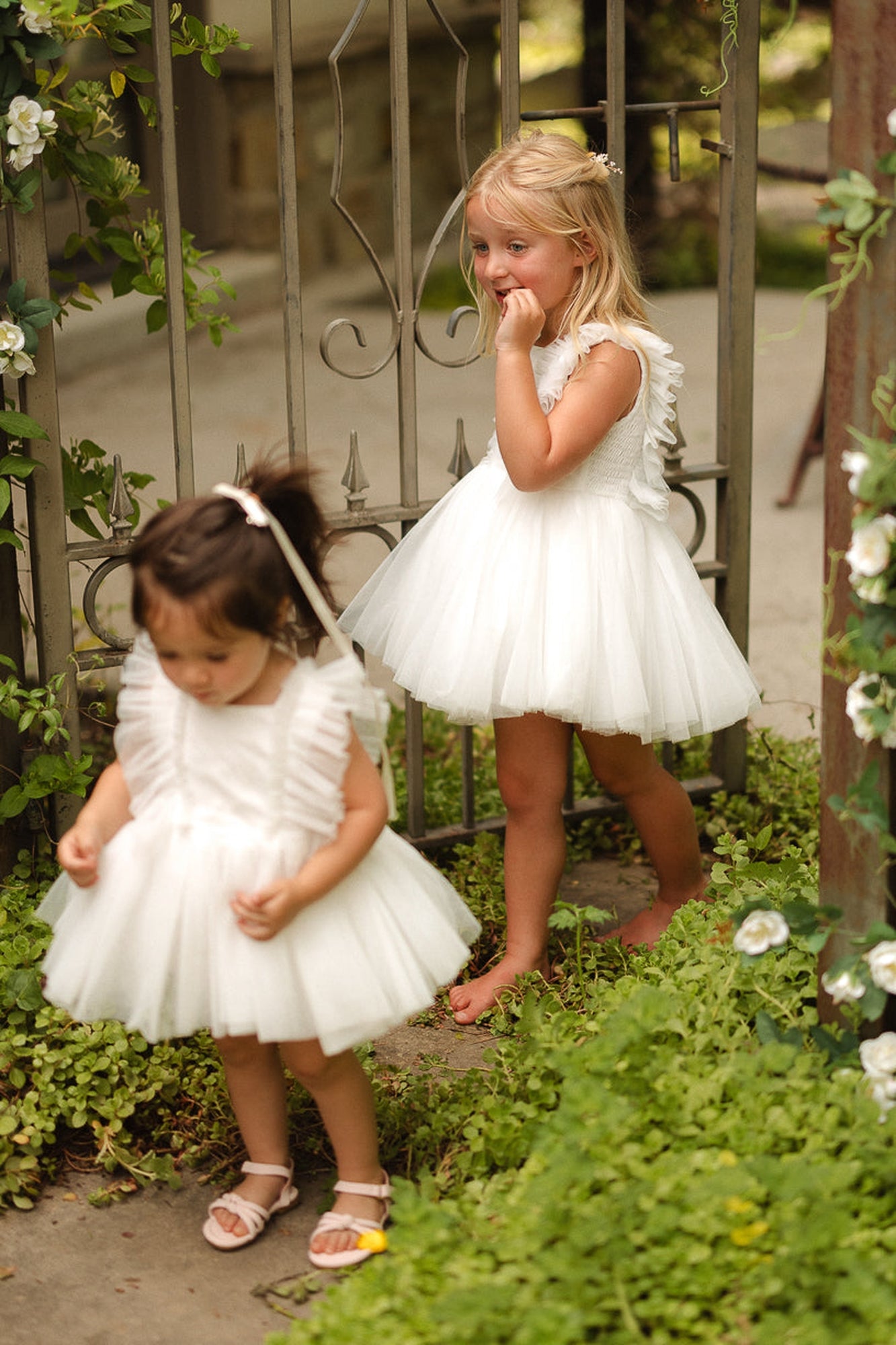 Girls | Mini Fairy Garden Dress | White