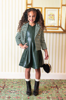 Girls | Mini Leah Dress | Green