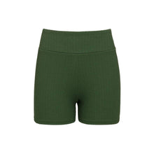 Classic Bike Short | Olive Micro Scrunch