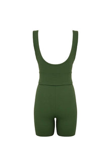 Kim Onesie | Olive Micro Scrunch