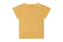 Organic Cotton Woven Collared Shirt | Mustard - Meyna Laxiflora Plant Dye