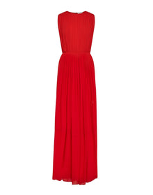 Myra Silk Dress | Goji Berry