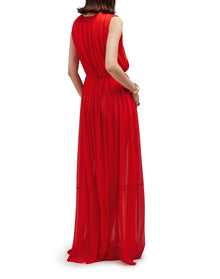 Myra Silk Dress | Goji Berry