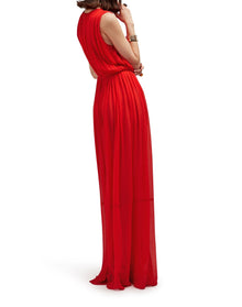 Myra Silk Dress | Goji Berry