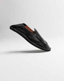Mens | Reef Leather Slipper | Black
