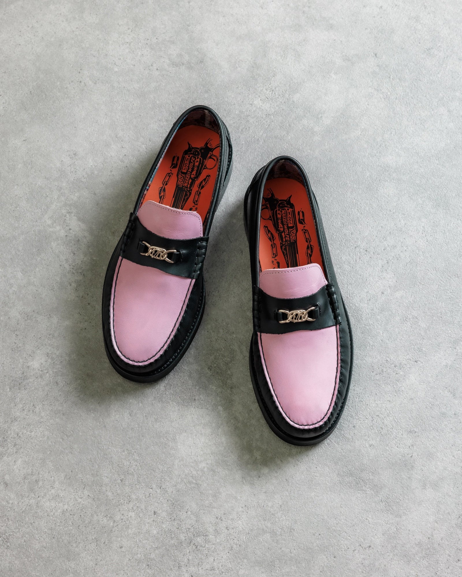 Mens | Roma Leather Loafer | Pink