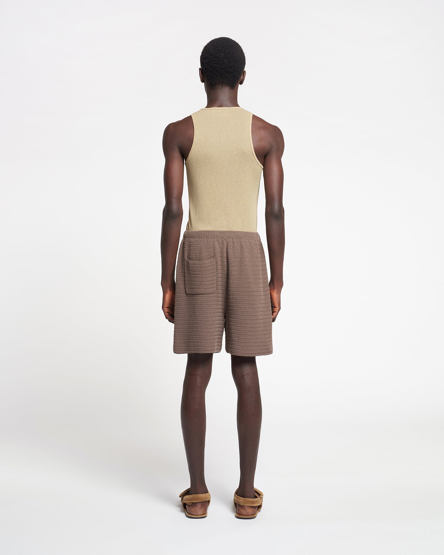 Levon Mesh-Jersey Tank Top | Pale Olive