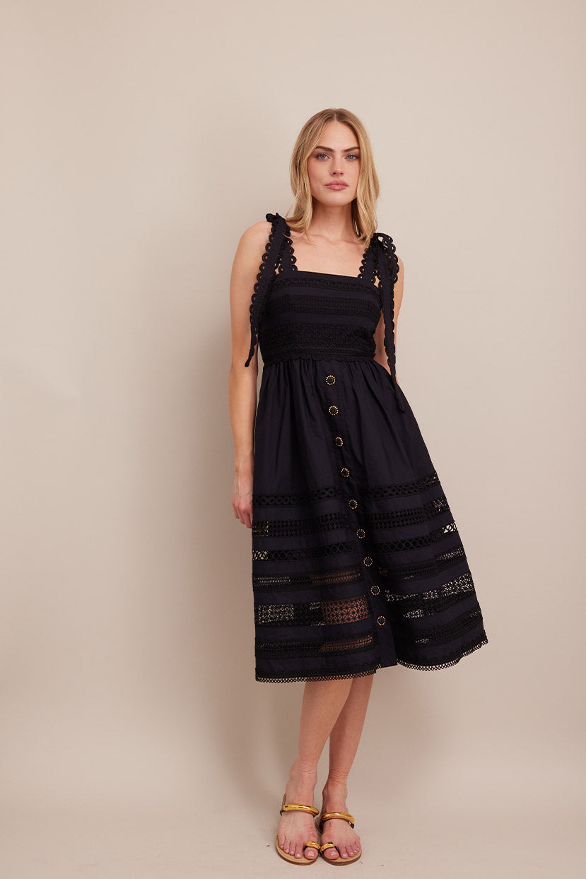 Nidhi Dress | Black