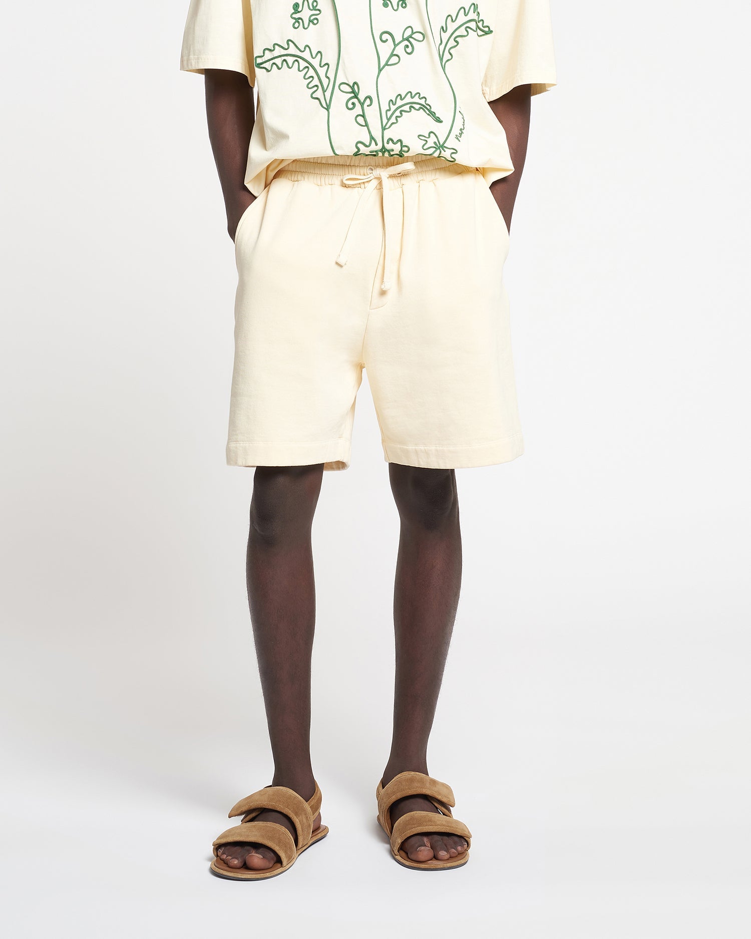 Doxxi Organically Grown Cotton Shorts | Creme