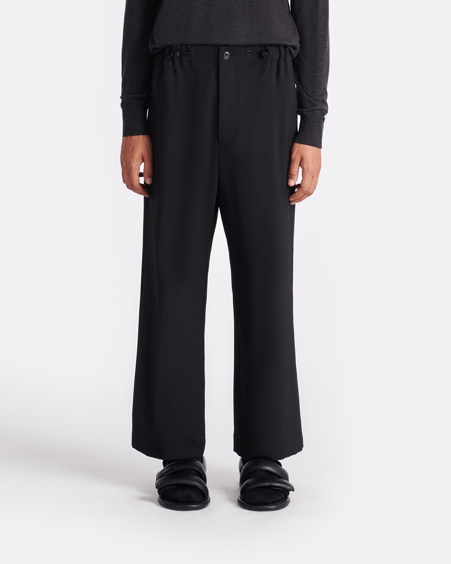 Mens | Arnaud Twill Suiting Pants | Black