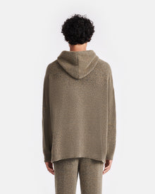 Mens | Ractor Compact Boucle Hoodie | Moss