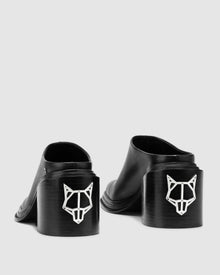 Womens | Nova Leather Heel | Black