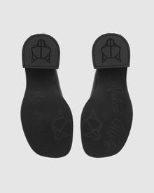 Womens | Nova Leather Heel | Black