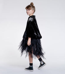 Kid | Drama Much? Velvet Cape | Black