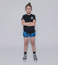 Kid | Star Yoga Shorts | Powder Pink