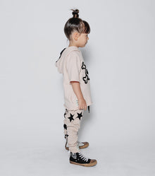 Kid | Light Star Baggy Pants | Moss Green