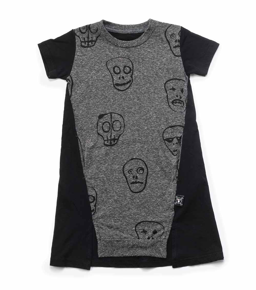 Kid | Skull Mask A Dress | Charcoal Grey