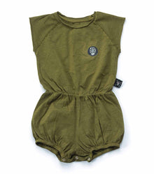 Kid | Dyed Yoga Overall | Rusty Green